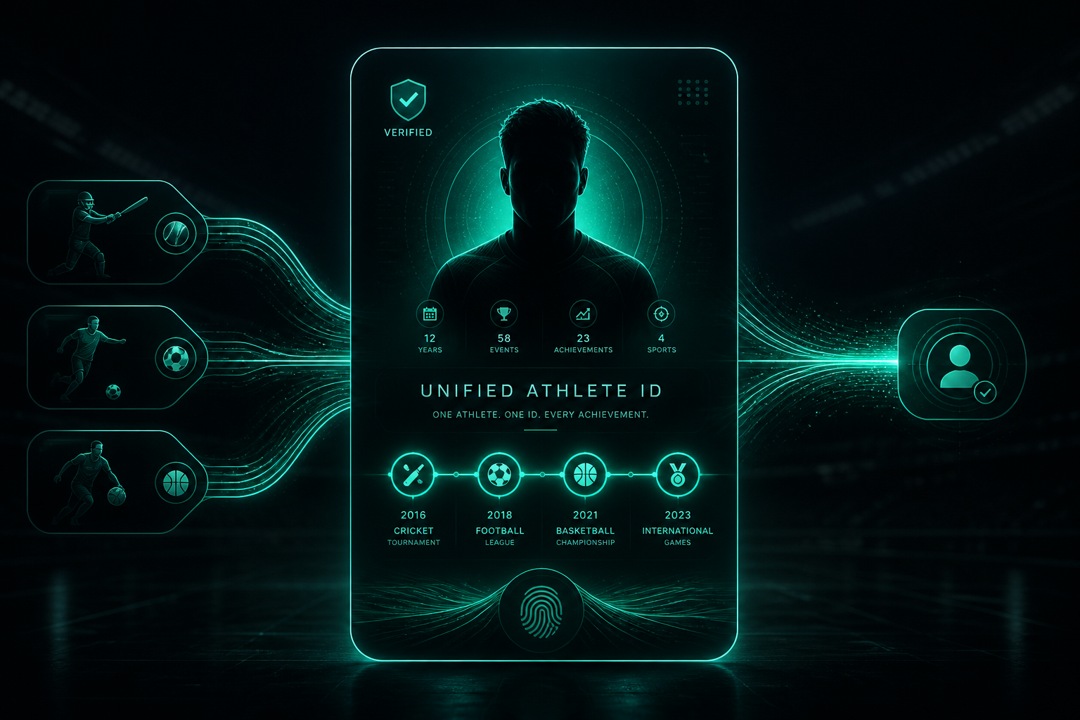 Unified athlete intelligence profile spanning every event
